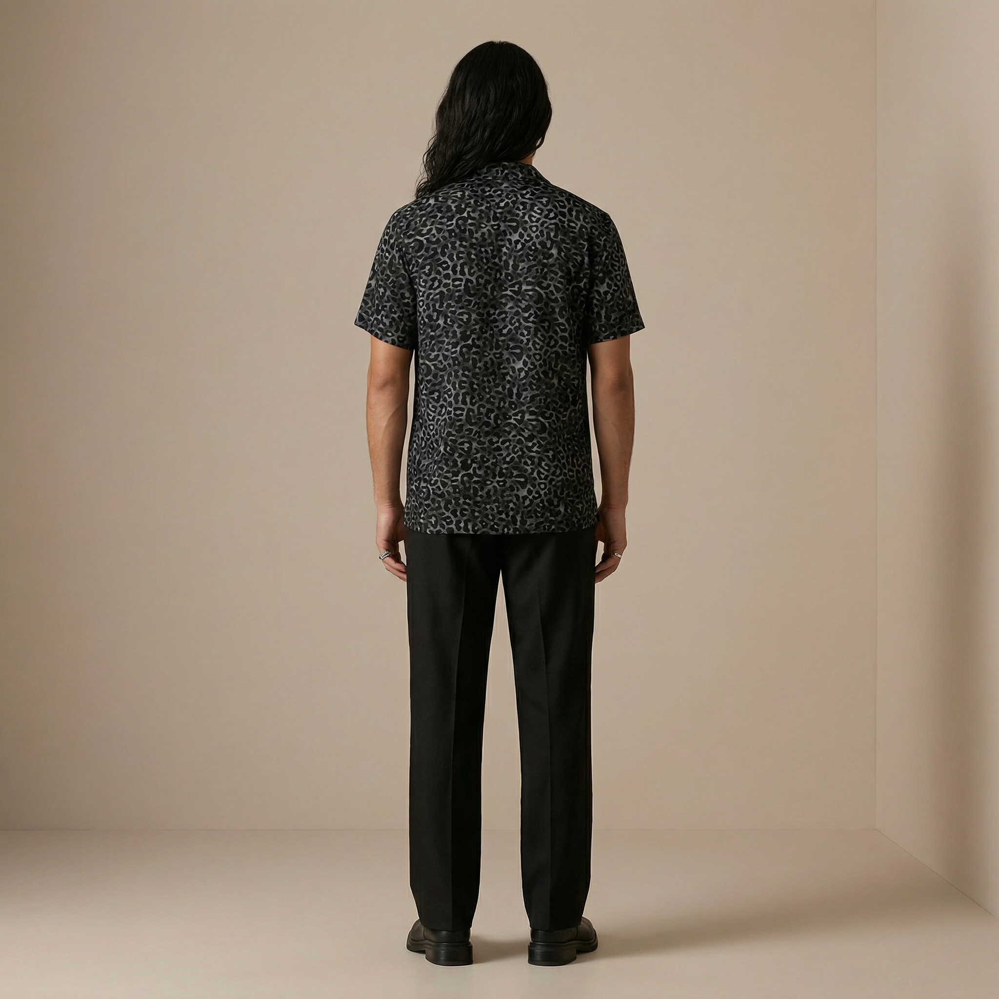 Charcoal Sol Rayon Shirt