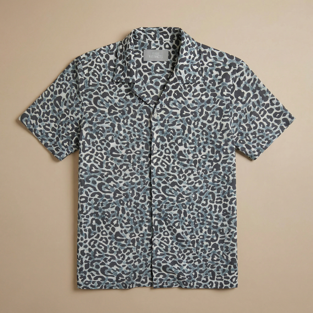 Cool Grey Sol Rayon Shirt