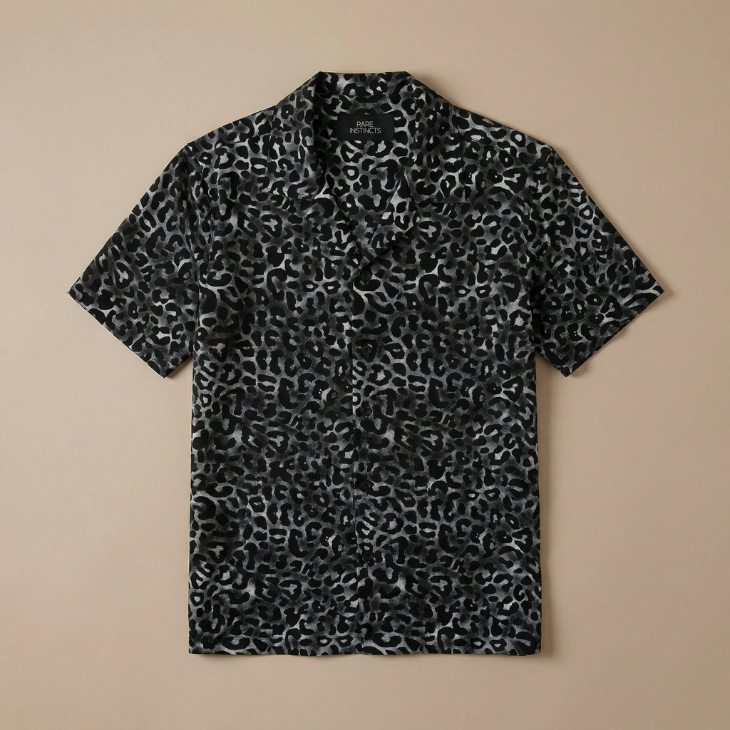 Charcoal Sol Rayon Shirt