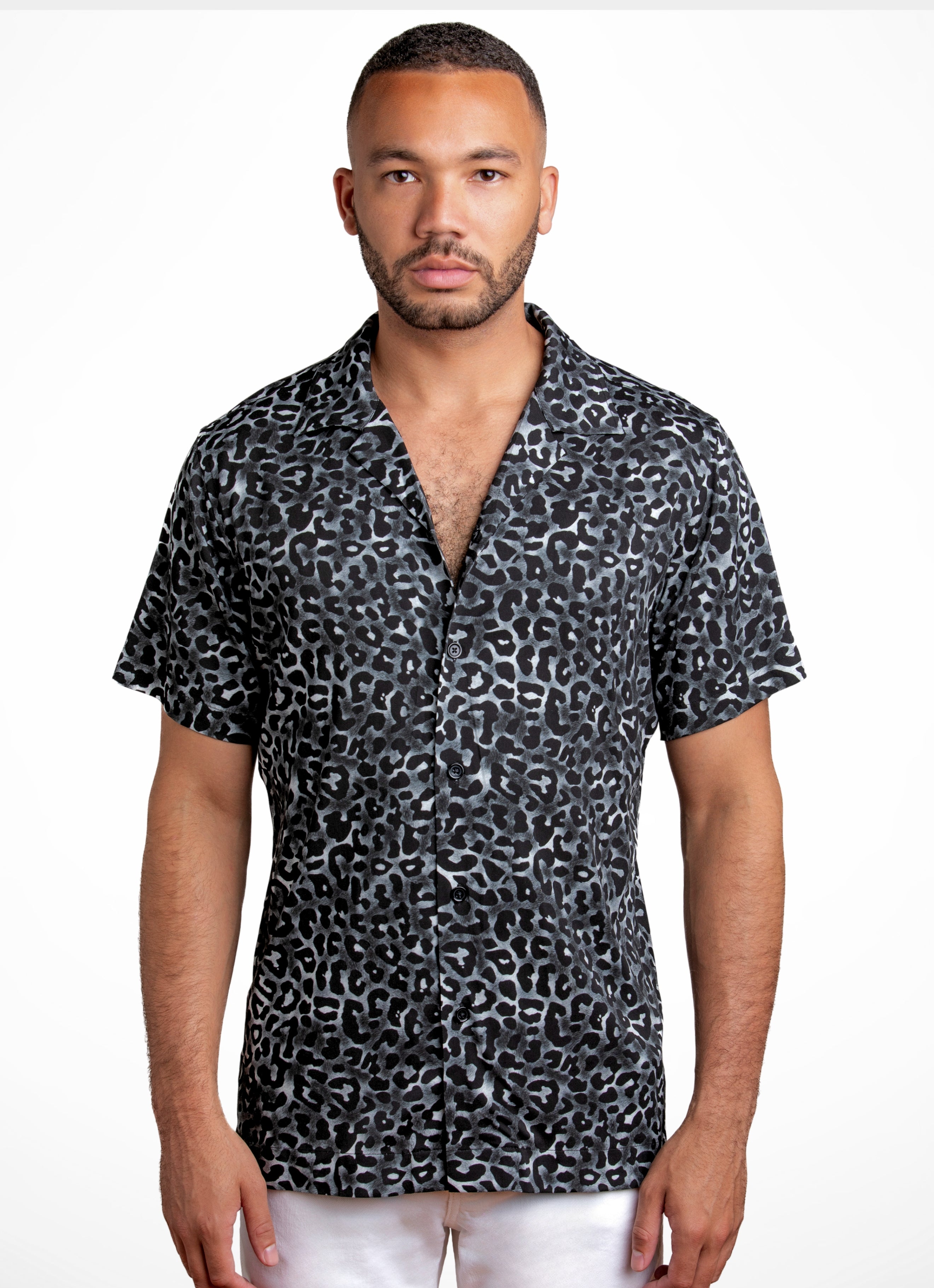 Charcoal Sole Rayon Shirt