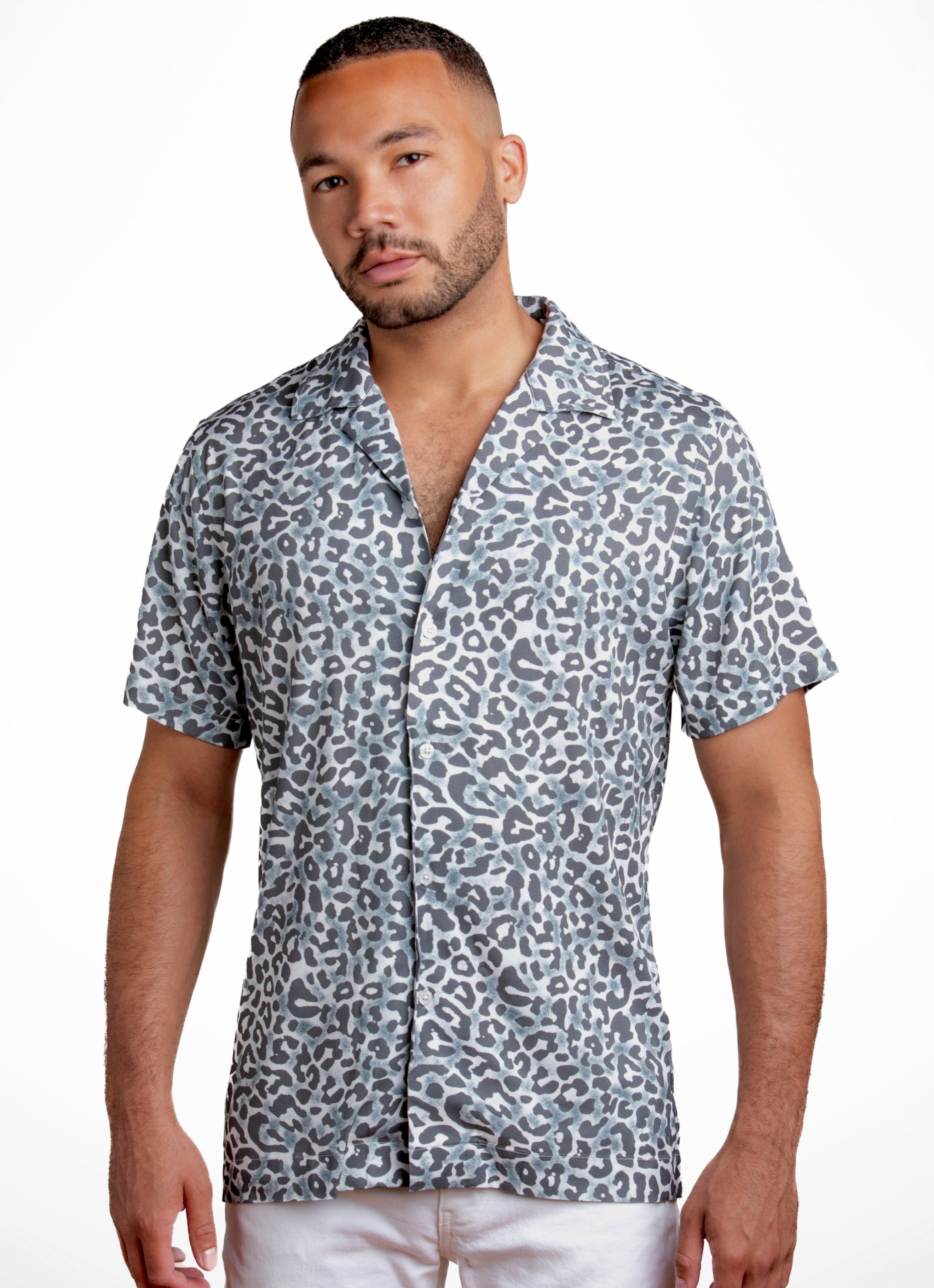 Cool Grey Sole Rayon Shirt